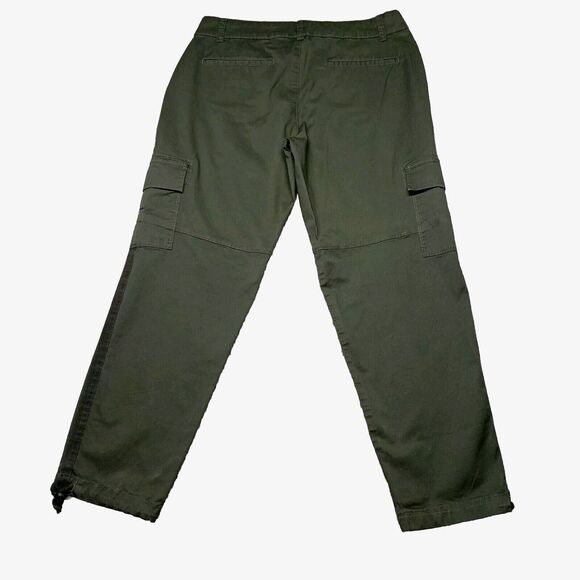 Tommy Hilfiger Chelsea Pants Womens 8 Green Casual Cargo Ankle Stretch Outdoors - Picture 2 of 12
